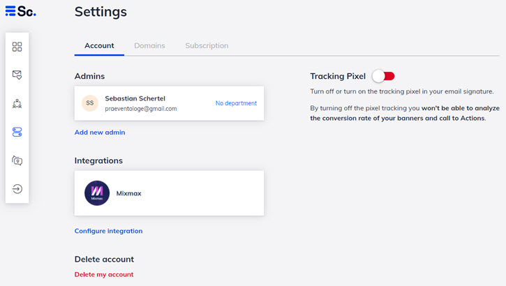 Scribe Mail Tracking